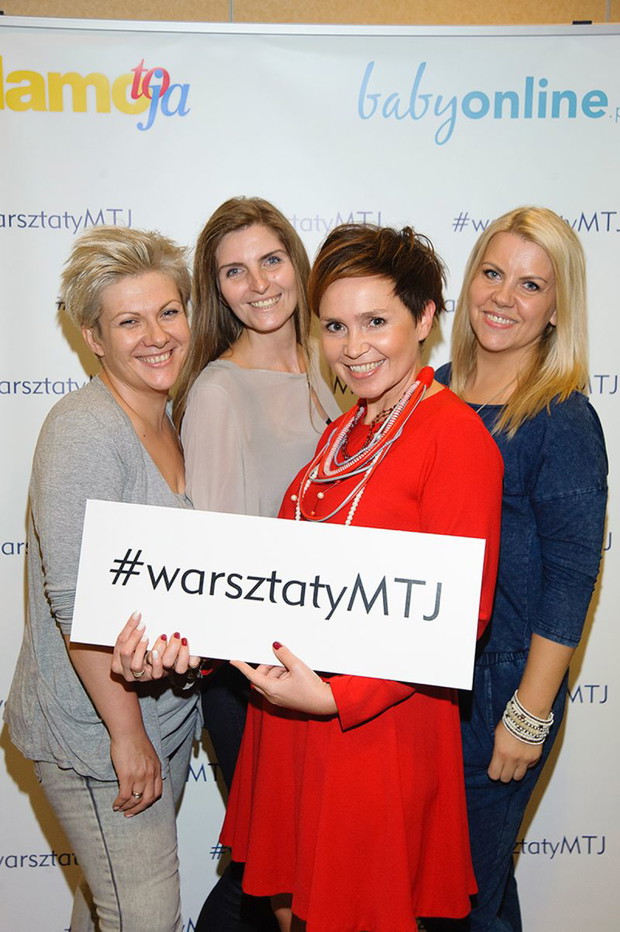 Karolina Kaliś (Dwapluscztery.pl), Bożena Jędral (Mama-trojki.pl), Magda Klimkowska (red. naczelna „Mamo, To Ja”,) Marta Kusiak (Tosinkowo.pl)