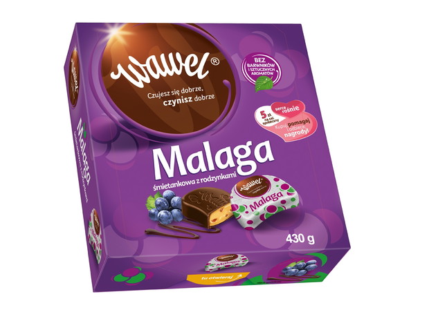 Malaga Wawel z ulepszonym składem: bez barwników i sztucznych aromatów