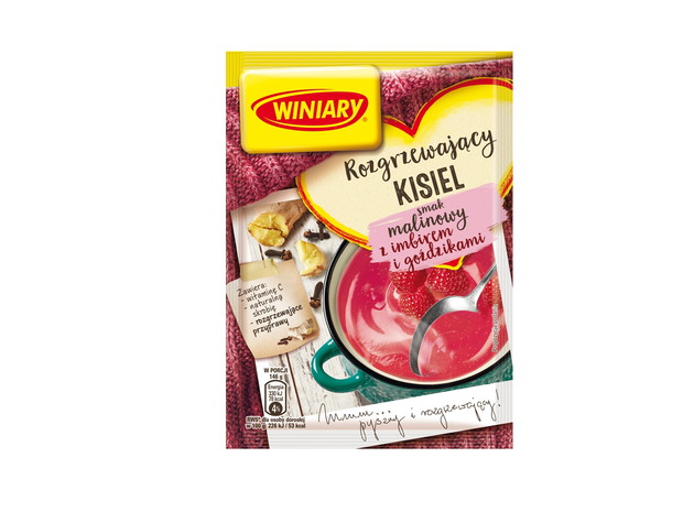 Rozgrzewający kisiel malinowy, WINIARY