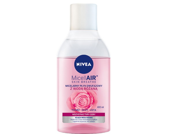 Płyn miecelarny dwufazowy Nivea Micellair Skin Breathe, cena ok. 21 zł