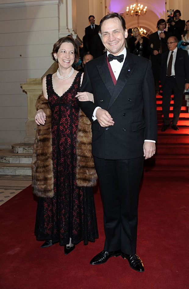 Radosław Sikorski i Anne Applebaum