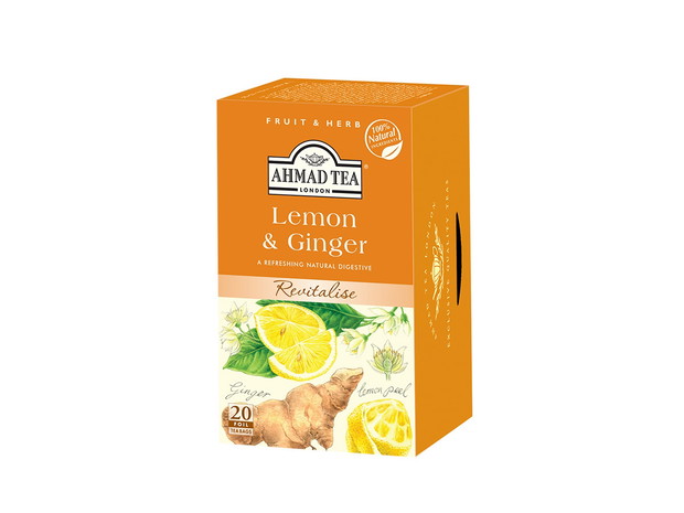 Ahmad tea, Lemon and Ginger, cena ok. 6 zł