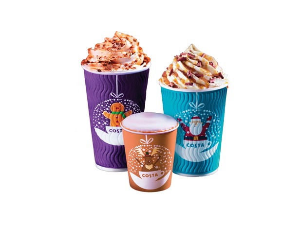 Costa Coffee, świąteczna edycja, cena ok. 17 zł