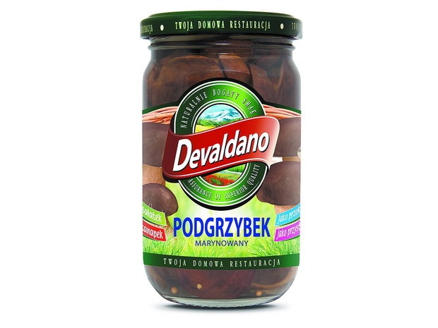 Podgrzybki marynowane, Devaldano, cena ok. 8 zł