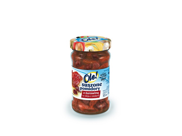 Suszone pomidory z żurawiną, Ole!, cena ok. 6 zł