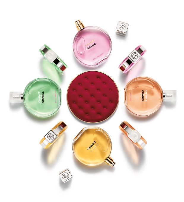 Wody perfumowane Chanel Chance, Chance eau Vive, Chance eau Fraiche i najnowsze Chance eau Tendre, 50 ml, cela ok. 420 zł