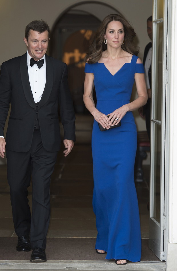 The Duchess of Cambridge attends SportsAid's 40th anniversary dinner On arrival, The Duchess will met SportsAid ambassadors and young athletes who will be competing in the Rio 2016 Olympics at a pre-dinner reception, as well as some of the charity's key s