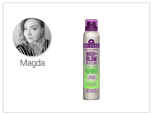 Aussie, Wash + Blow in a Can, Kool Kiwi Berry, Dry Shampoo, cena: 19,30 zł
