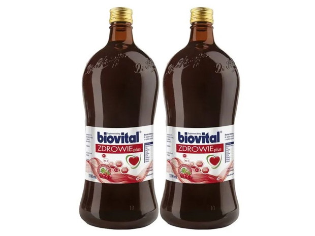Prezent na Dzień Babci i Dziadka: napój Biovital Zdrowie, Doz.pl, cena ok. 70 zł
