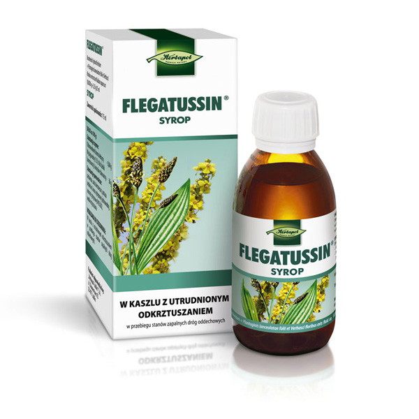 Syrop na kaszel Flegatussin, cena ok. 9 zł (opakowanie 115 ml)