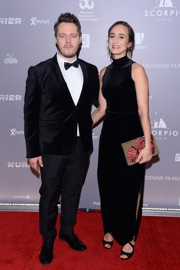 Tomasz Schuchardt na premierze filmu „Kurier”