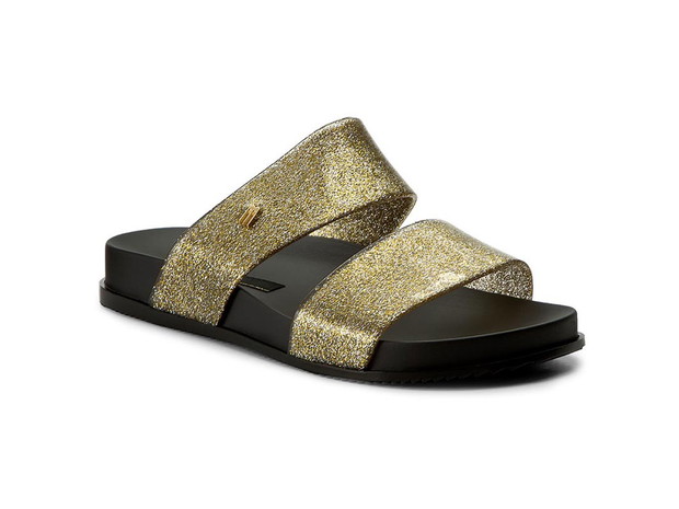 Brokatowe klapki, Melissa, cena ok. 129,00 zł
