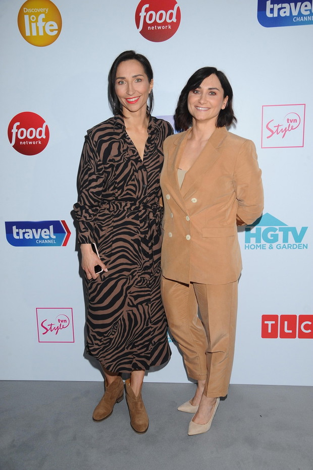 Izabela Szarmach, Olga Piorkowska na prezentacji wiosennej ramówki TVN Style