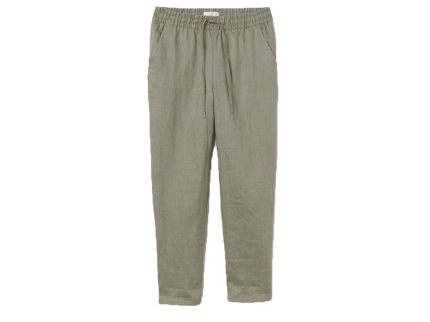 Lniane spodnie typu joggers, H&M, cena ok. 79,90 zł