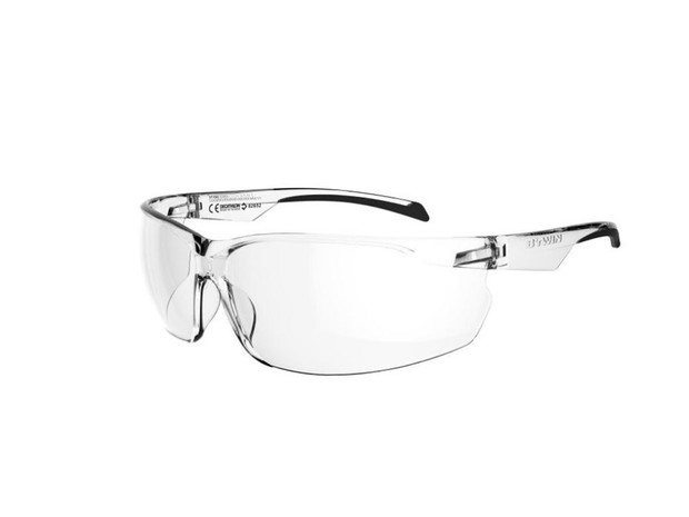Przezroczyste okulary rowerowe, Rockrider/Decathlon, cena ok. 19,99 zł