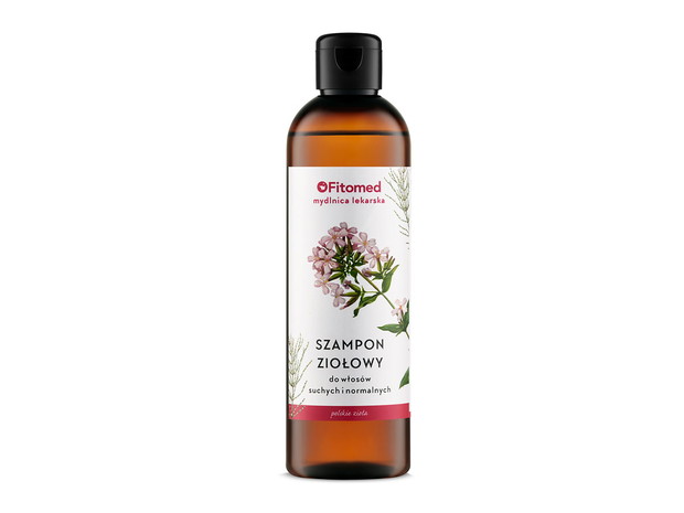 Szampon ziołowy do włosów suchych Fitomed, cena 14,50 zł za 250 ml