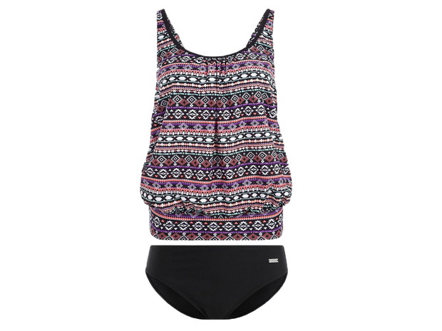 Tankini we wzorki, Lascana (zalando.pl), cena ok. 269,00 zł