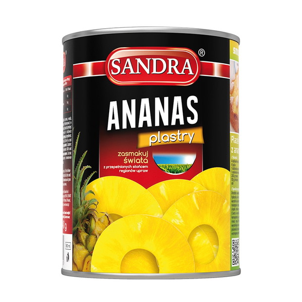 Ananas w puszce, Sandra, cena ok. 5zł