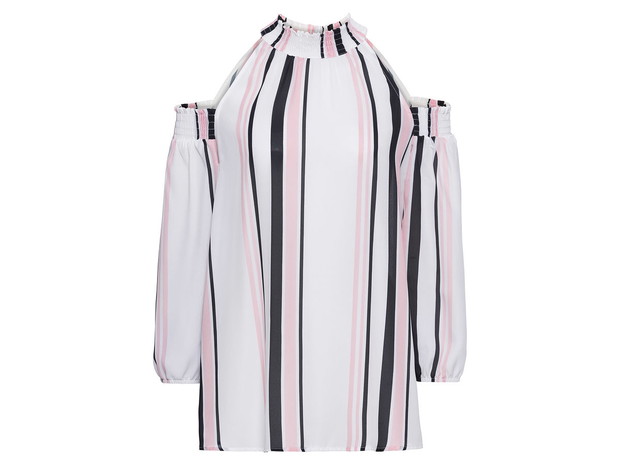 Bluzka cold shoulder Bonprix, cena ok. 119 zł