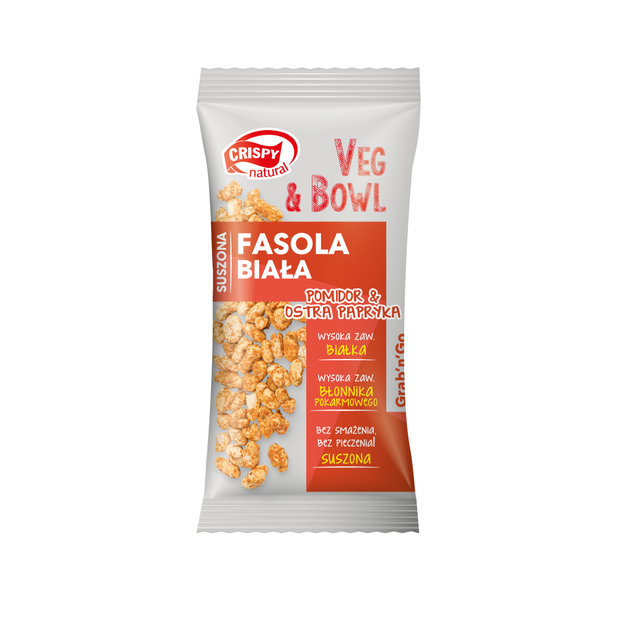 Fasola biała, Crispy natural, cena ok. 3 zł