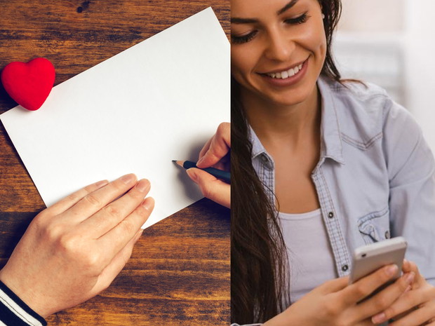 List miłosny, kolacja we dwoje, czy może krótki SMS?