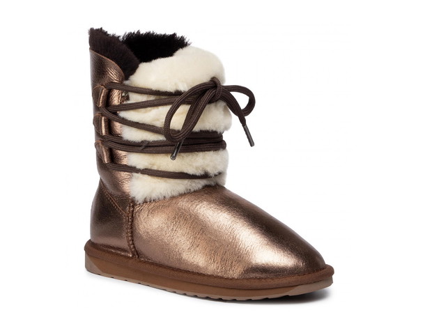 Metaliczne buty, Emu, cena ok. 769,00 zł