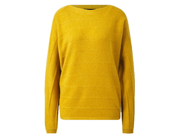 Żółty sweter kaszmirowy, C&A, cena ok. 299,90 zł