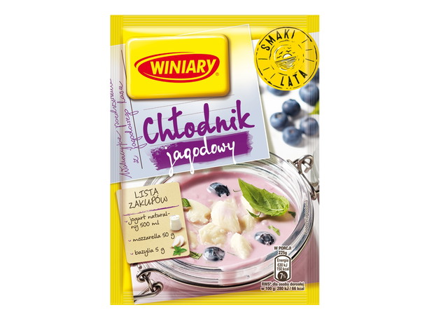 Chłodnik jagodowy, WINIARY - cena ok. 1.80 zł