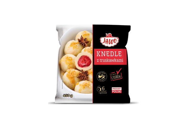 Knedle z truskawkami, JAWO - cena ok. 6.50 zł