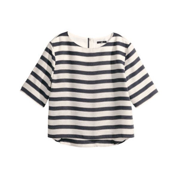 Bluzka w paski H&M, cena ok. 129 zł