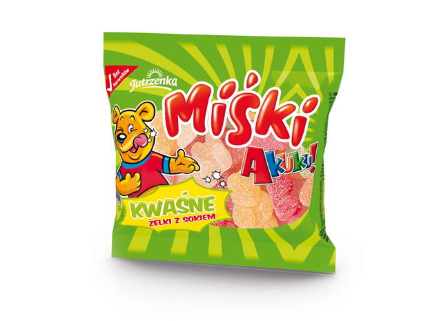 Żelki Miśki kwaśne Akuku! - cena ok. 2.45 zł
