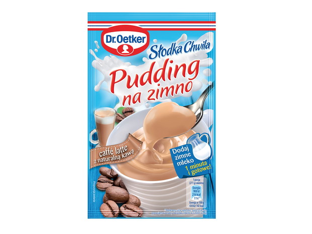 Pudding na zimno o smaku cafe latte, Dr Oetker - cena ok. 1.40 zł