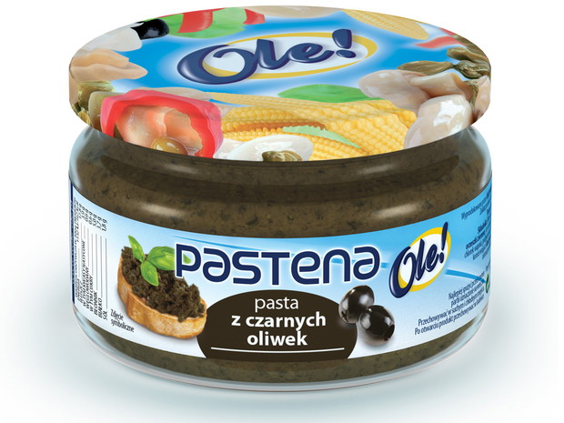 Pasta z czarnych oliwek Pastena Ole!, cena ok. 10 zł