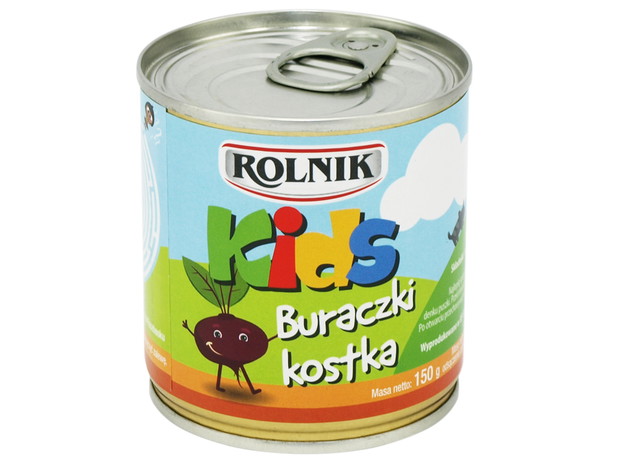 Rolnik Kids, buraczki w kostce, cena ok. 2 zł