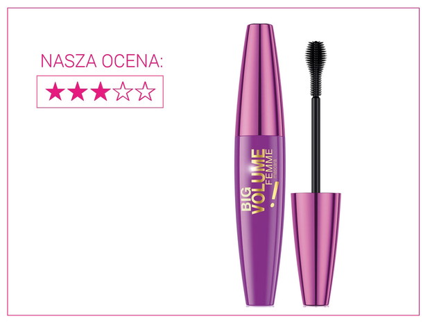 Tusz do rzęs Big Volume Femme, Eveline, cena ok. 19,39 zł