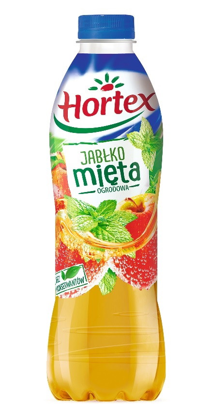 Napój jabłko-mięta ogrodowa, cena ok. 4 zł