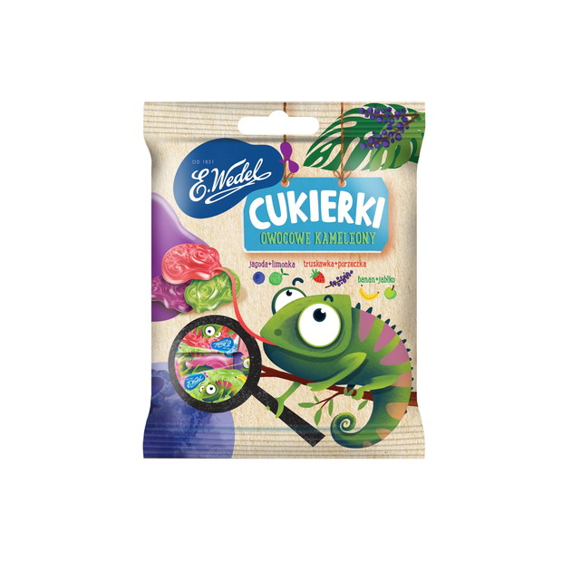 Kids owocowe kameleony, E.Wedel, cena ok. 4 zł