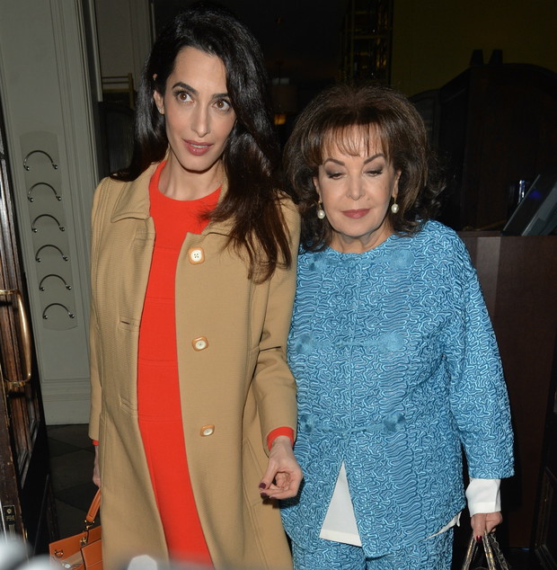Amal Clooney z mamą Barią Alamuddin
