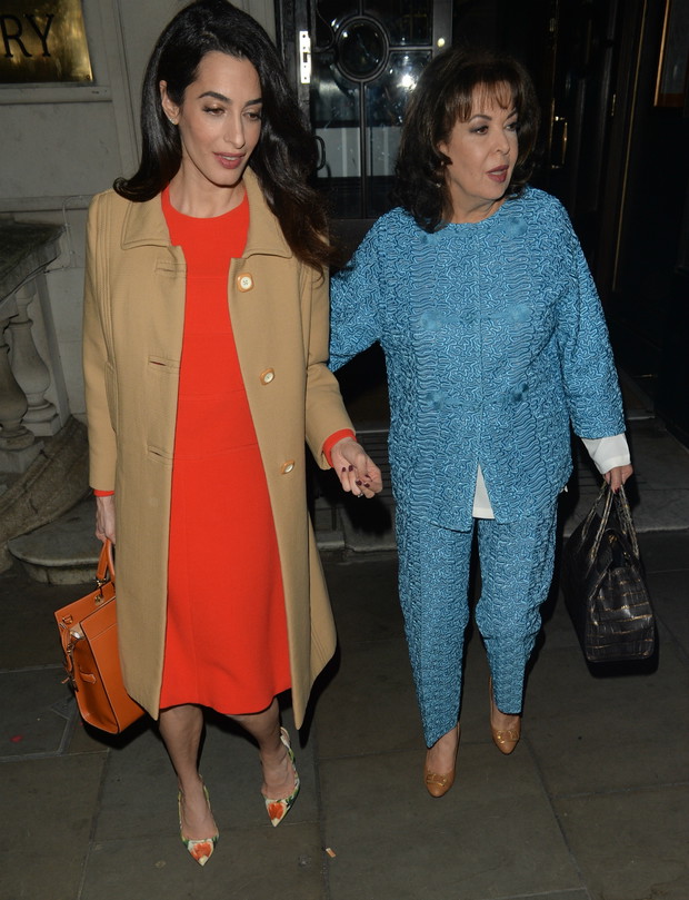 Amal Clooney z mamą Barią Alamuddin