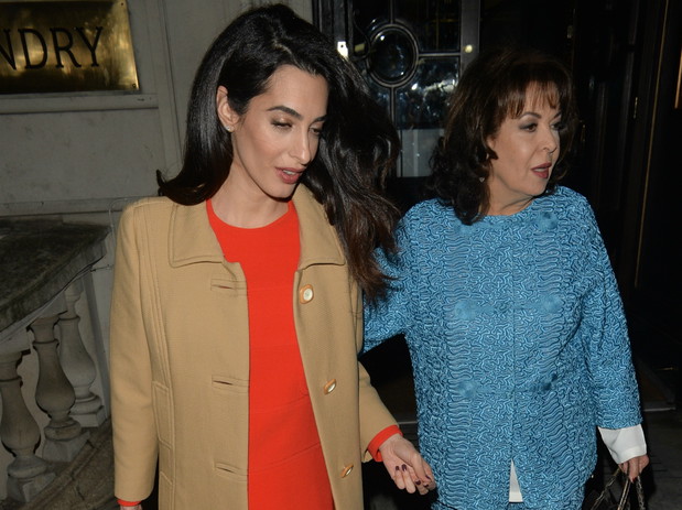 Amal Clooney z mamą Barią Alamuddin