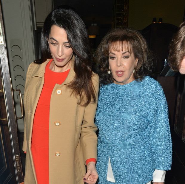 Amal Clooney z mamą Barią Alamuddin