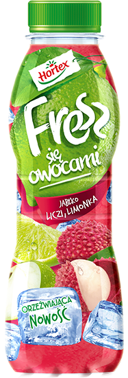 Fresz jabłko, liczi, limonka, Hportex, cena ok. 2 zł