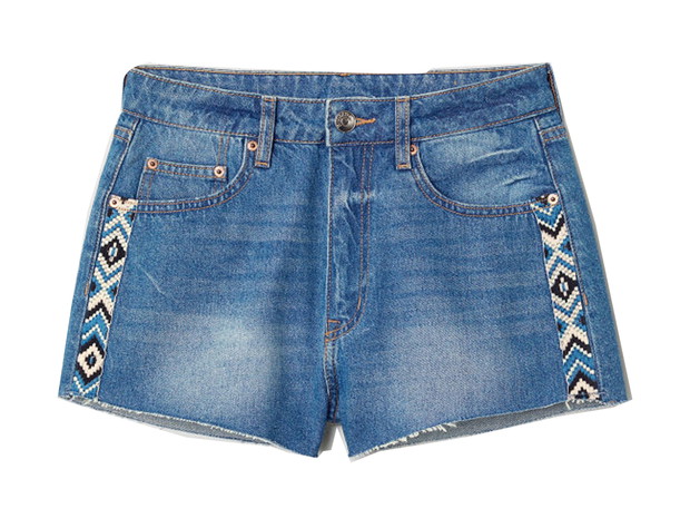 Mom jeansy z ozdobnym lampasem H&M, cena ok. 99 zł