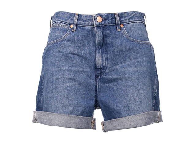 Szorty z wysokim stanem Wrangler, cena ok. 299 zł