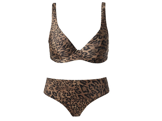Dwuczęsciowy kostium w cętki Karen Calzedonia, cena ok. 140 zł