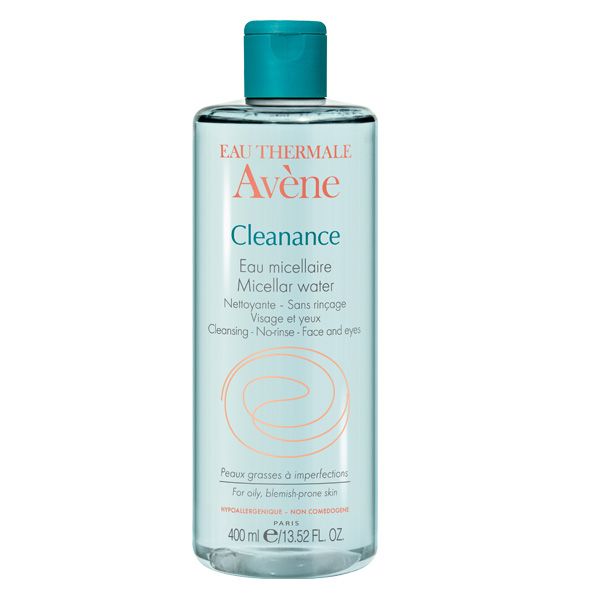 Woda micelarna do demakijażu skóry tłustej z niedoskonałościami Avene, 400ml , cena, ok. 81 zł