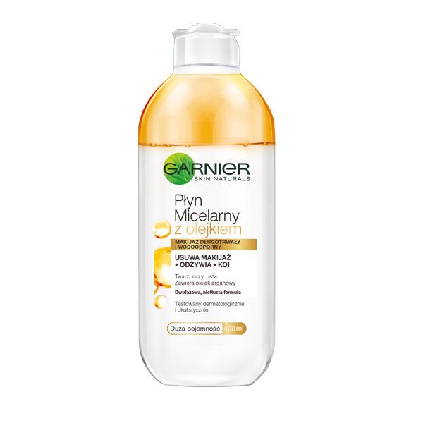 Płyn micelarny z olejkiem arganowym Garnier, cena, ok. 22 zł