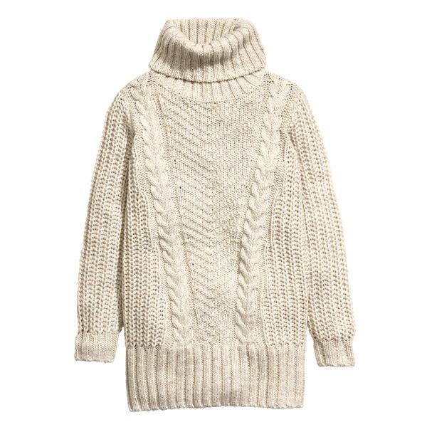 Beżowy sweter H&M, cena, ok. 149,90 zł