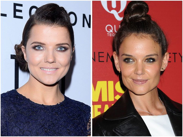Joanna Jabłczyńska i Katie Holmes