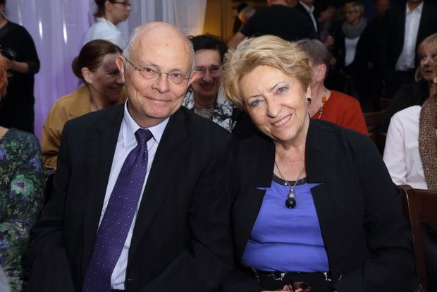 Marek Borowski z żoną Haliną